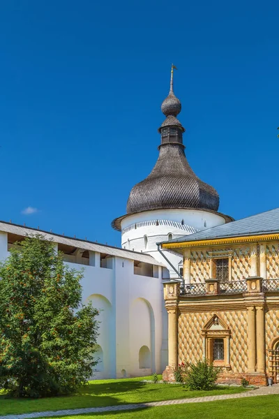 Wall Tower Rostov Kremlin Russia — Stock Photo, Image