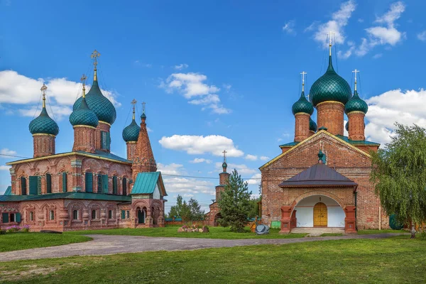 Vista Del Conjunto Del Templo Korovniki Yaroslavl Rusia — Foto de Stock