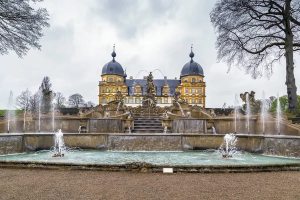 Palace Schloss Seehof Built 1684 1695 Bamberg Germany View Cascade — Stock Photo, Image