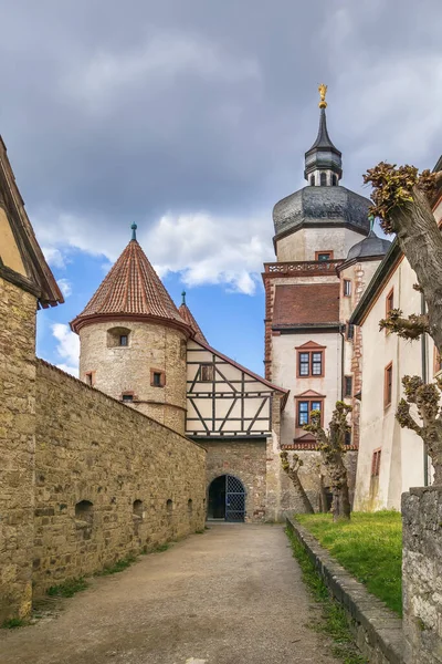 Fort Marienberg Een Duits Fort Würzburg Binnenstraat Toren Van Kilian — Stockfoto