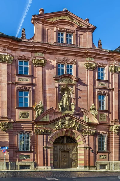 Bývalá Jezuitská Škola Wurzburgu Německo Dnes Katolický Seminář — Stock fotografie