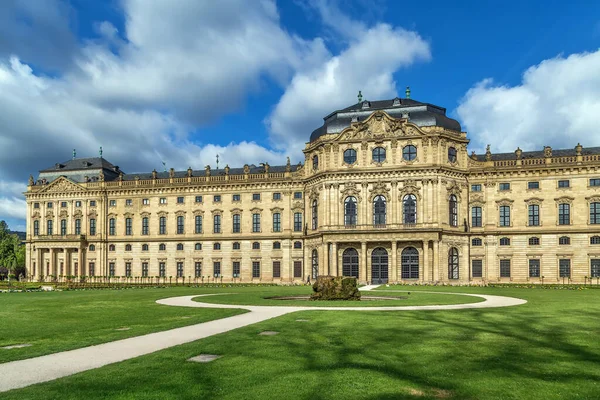 Wurzburg Konutu Almanya Nın Wurzburg Şehrinde Bulunan Bir Barok Sarayıdır — Stok fotoğraf