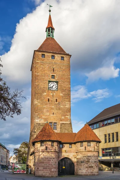 Torre Blanca Weisser Turm Fue Construida Alrededor 1250 Como Parte — Foto de Stock