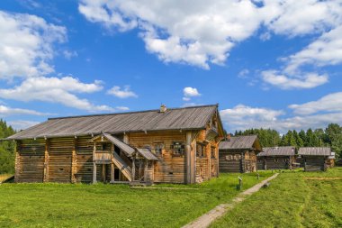 Semenkovo, Rusya 'daki Açık Hava Müzesi' nde tarihi ahşap ev