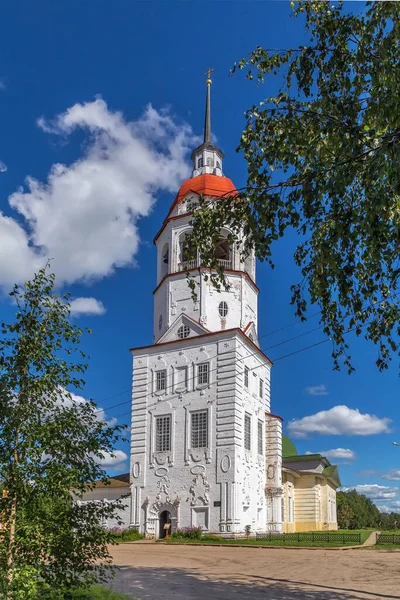 Campanile Della Chiesa Dell Assunzione Totma Russia — Foto Stock