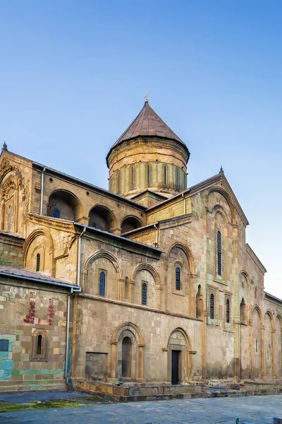 Catedral Svetitskhoveli Uma Catedral Ortodoxa Localizada Cidade Histórica Mtskheta Geórgia — Fotografia de Stock