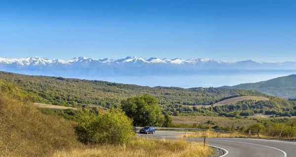 Panoramic View Mountains Gombori Pass Georgia — Stock Photo, Image