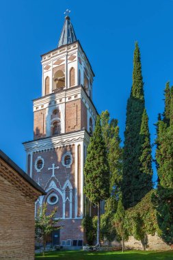 Monastery of St. Nino at Bodbe is a Georgian Orthodox monastic complex near of Sighnaghi, Kakheti, Georgia. Bell tower