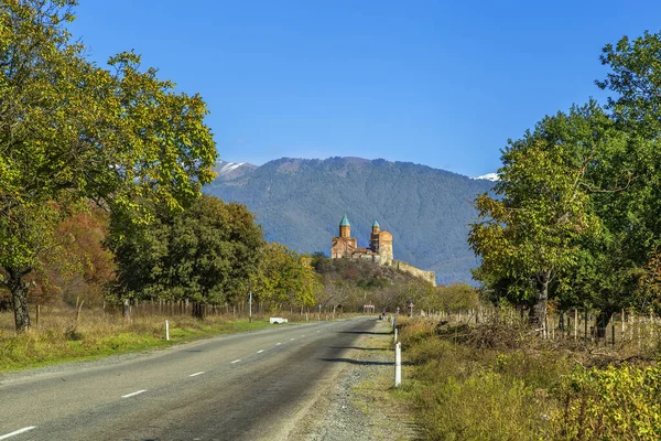 Gremi 16Th Century Architectural Monument Royal Citadel Church Archangels Kakheti — Stock Photo, Image