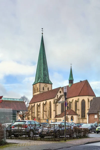 Svatý Remigius Nejstarší Kostel Borkenu Nachází Centru Města Katolický Farní — Stock fotografie