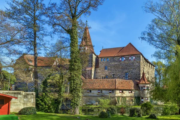 Castle Lauf Der Pegnitz Épült Charles Ben 1356 Németország — Stock Fotó