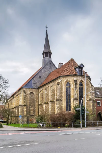 Apoštolská Církev Evangelický Kostel Historickém Centru Města Munster Německo — Stock fotografie