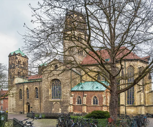 Ludgeri Kyrka Äldsta Katolska Heliga Byggnader Och Byggdes 1173 Munster — Stockfoto