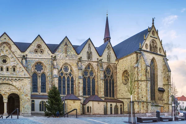 Paderborn Cathedral Niem Paderborner Dom Katedra Katolickiej Archidiecezji Paderborn Niemczech — Zdjęcie stockowe