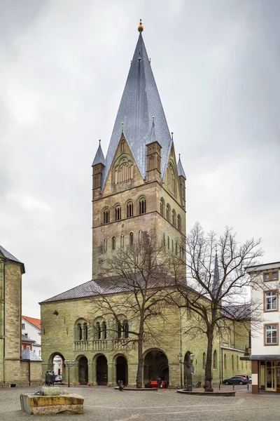 Patroclus Cathedra Románská Bazilika Radnice Soest Německo — Stock fotografie