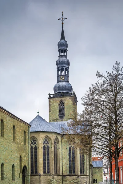 Kościół Piotra Został Poświęcony 1150 Jest Najstarszym Kościołem Soest Niemcy — Zdjęcie stockowe