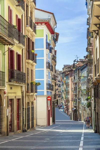 Straat Het Centrum Van Pamplona Navarra Spanje — Stockfoto