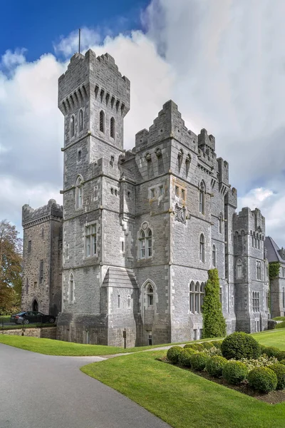 Ashford Castle Castelo Medieval Vitoriano Que Foi Expandido Longo Dos — Fotografia de Stock