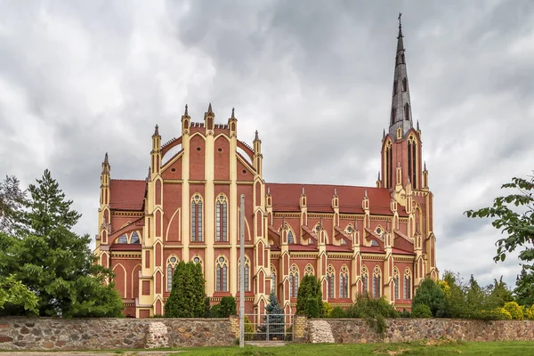 Römisch Katholische Kirche Der Heiligen Dreifaltigkeit Dorf Gervyaty Weißrussland — Stockfoto