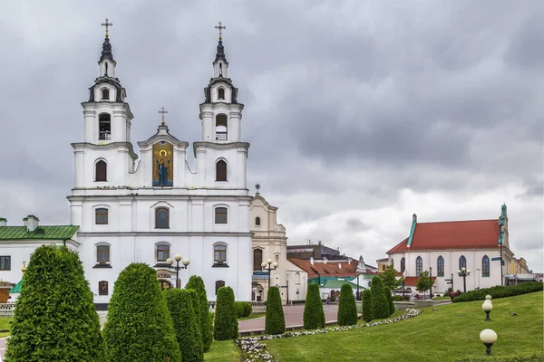 Minsk Teki Kutsal Ruh Katedrali Beyaz Rusya Ortodoks Kilisesi Nin — Stok fotoğraf