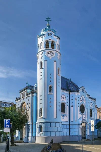 Kirche Der Heiligen Elisabeth Allgemein Bekannt Als Blaue Kirche Ist — Stockfoto