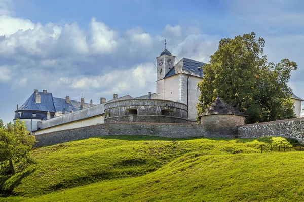 Castello Cerveny Kamen Castello Del Xiii Secolo Nella Slovacchia Sud — Foto Stock
