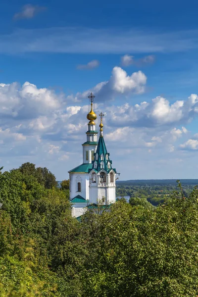 Pohled Kostel Mikuláše Galérách Vladimír Rusko — Stock fotografie