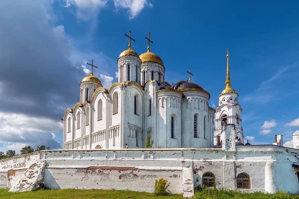 Vladimir Deki Dormition Katedrali Yüzyıllarda Ortaçağ Rusya Sının Ana Kilisesiydi — Stok fotoğraf