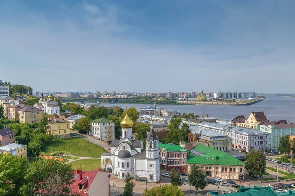 Blick Auf Den Tempel Der Gottesmutterikone Von Kasan Vom Kreml — Stockfoto