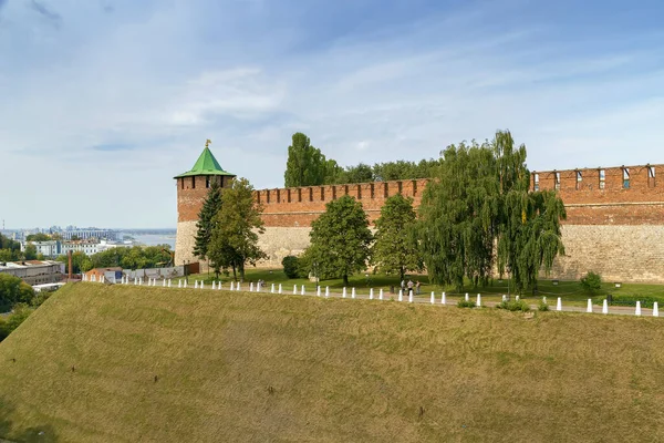 Muro Torre Nizhny Novgorod Cremlino Russia — Foto Stock