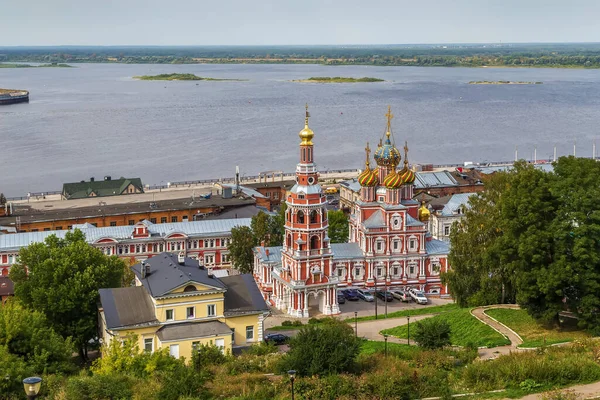 Церква Благословенної Діви Марії Більш Відома Різдво Або Строганов Російська — стокове фото