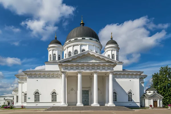 Spasského Stará Výstavní Katedrála Chrám Stylu Pozdní Klasicismu Nižním Novgorodu — Stock fotografie
