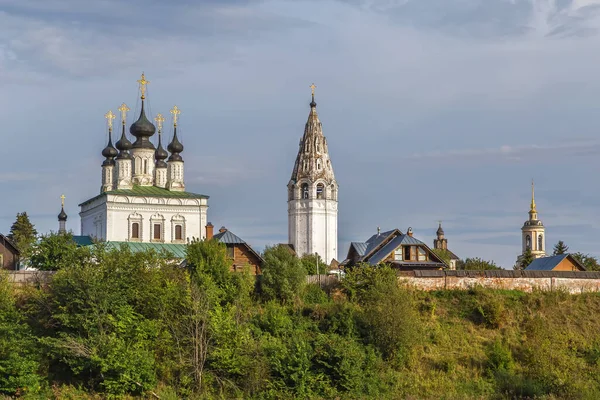 View Alexander Monastery Kamenka River Suzdal Russia — Stock Photo, Image