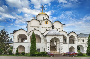 Pokrovsky Katedrali Rusya 'nın Suzdal manastırında.