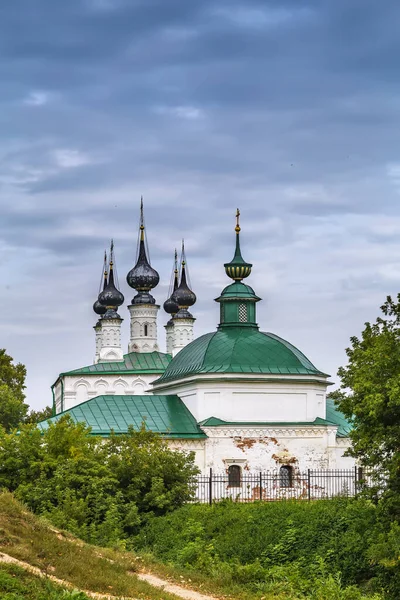 Conjunto Iglesia Entrada Del Señor Jerusalén Iglesia Paraskeva Viernes Suzdal —  Fotos de Stock