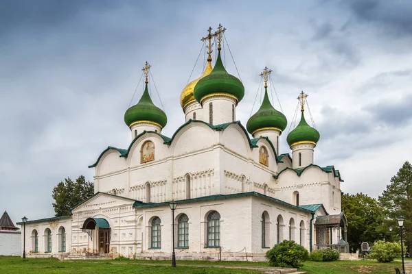 Katedra Przemienienia Pańskiego Klasztorze Eutymiusza Suzdal Rosja — Zdjęcie stockowe