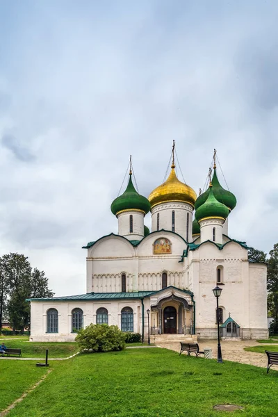 Katedra Przemienienia Pańskiego Klasztorze Eutymiusza Suzdal Rosja — Zdjęcie stockowe
