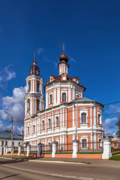Iglesia Santa Bárbara Gran Mártir Ciudad Nerekhta Rusia —  Fotos de Stock
