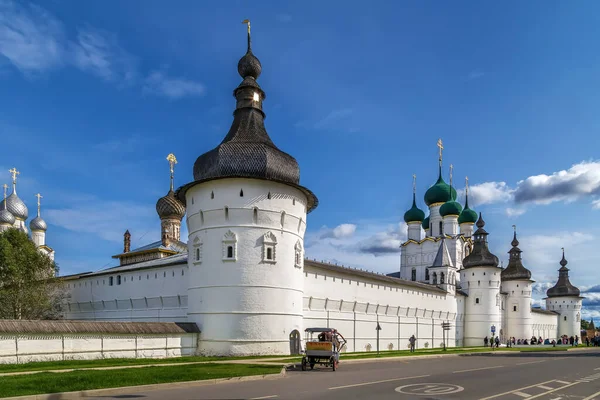 Vista Del Kremlin Rostov Desde Calle Rusia —  Fotos de Stock
