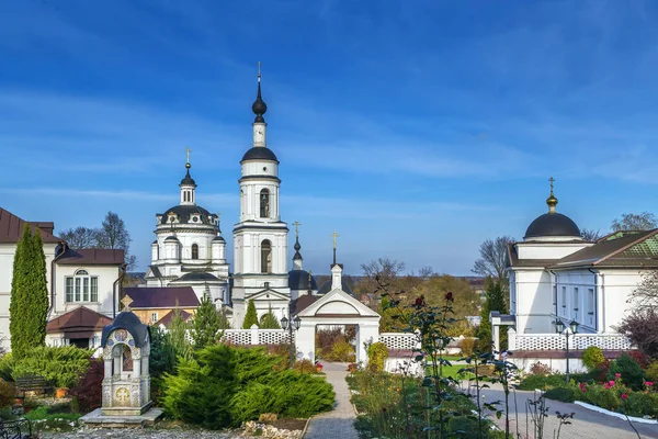 Pohled Klášter Mikuláše Černoostrovského Maloyaroslavets Rusko — Stock fotografie