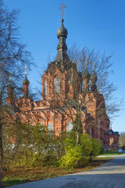 Shamordino Manastırı 'ndaki Kazan Katedrali, Kaluga oblast, Rusya