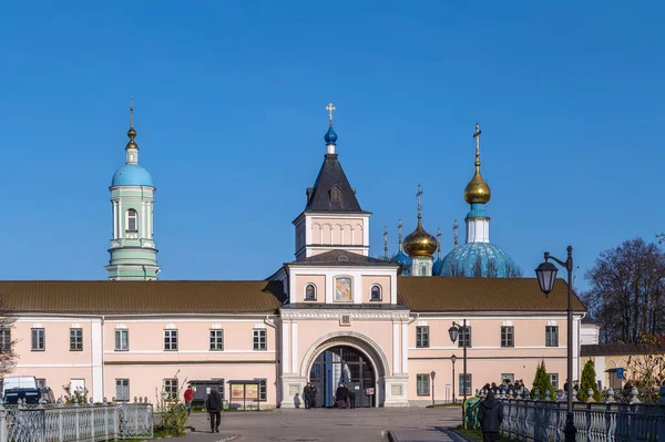 Entrée Principale Avec Porte Sainte Dans Monastère Optina Russie — Photo