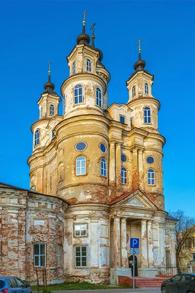 Igreja Barroca Cosmas Damião Kaluga Rússia — Fotografia de Stock