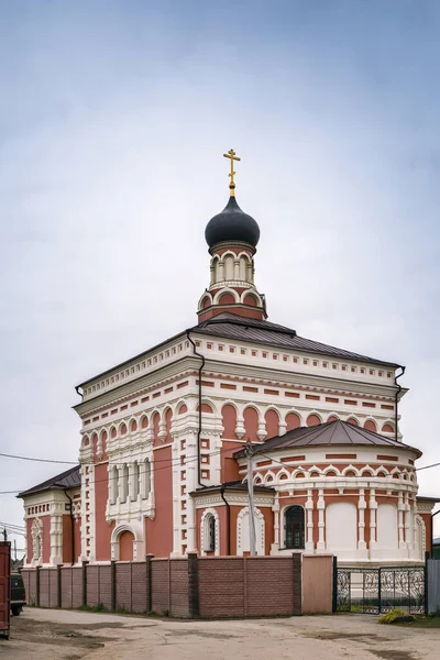 Iglesia Los Tres Santos Pueblo Tolstoi Rusia —  Fotos de Stock