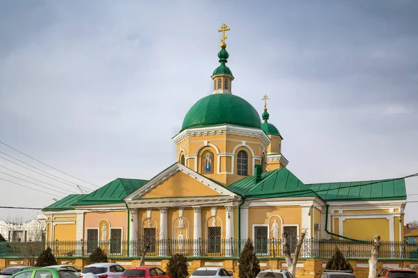 Kostel Jana Chrysostoma Astrakhanském Městě Rusko — Stock fotografie