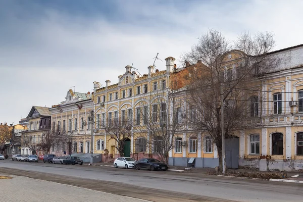 Οδός Στο Κέντρο Της Πόλης Astrakhan Ρωσία — Φωτογραφία Αρχείου