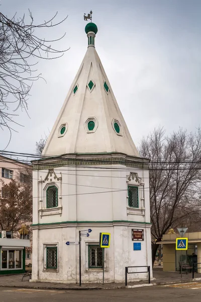 Torre Mosteiro Spaso Preobrazhensky Astrakhan Rússia — Fotografia de Stock