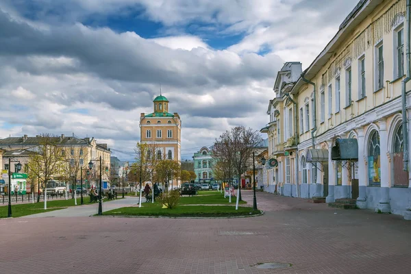 Praça Central Cidade Murom Com Uma Torre Água Rússia — Fotografia de Stock