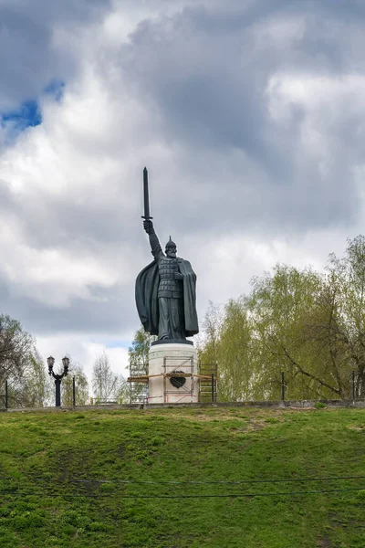 Pomnik Ilya Muromets Mieście Murom Rosja — Zdjęcie stockowe