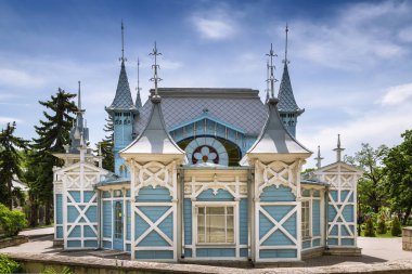 Pyatigorsk, Rusya 'daki Lermontov Galerisi Park Çiçek Bahçesi